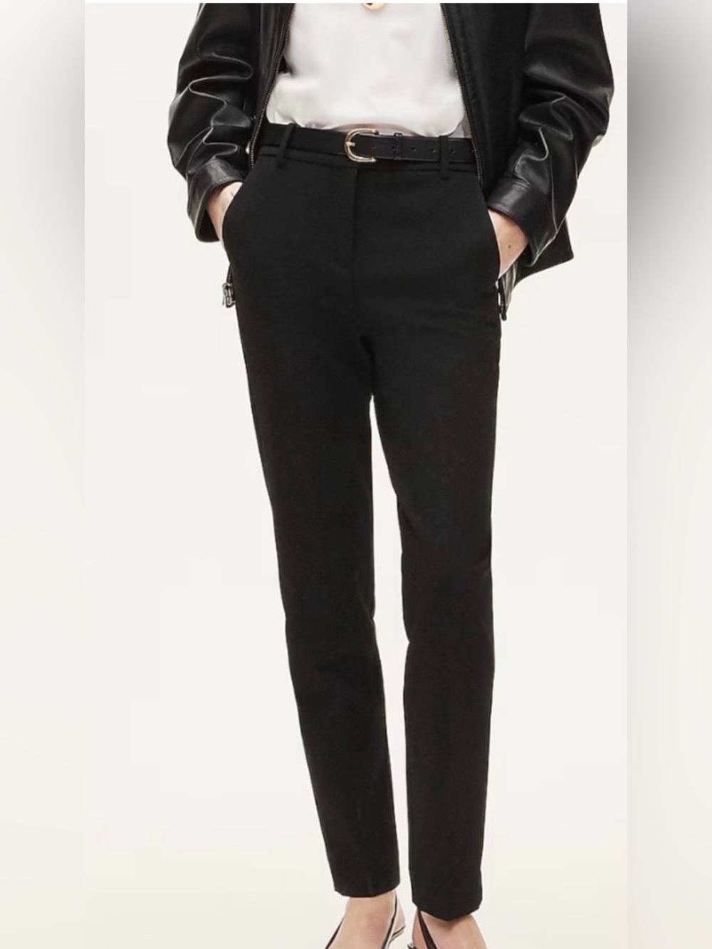 J. Crew Black Cameron Trousers